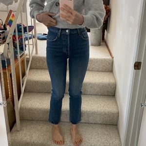 Agolde Riley crop Jean in Transfer